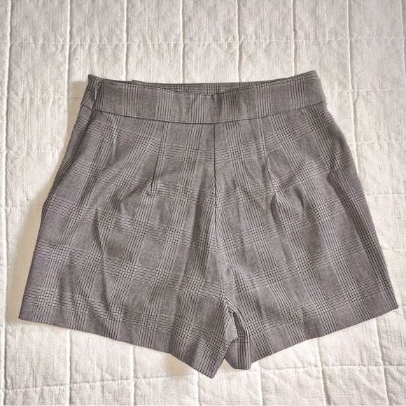 SUNDAY BEST Grey Plaid Button mini Skort XXS 00 - Picture 3 of 3